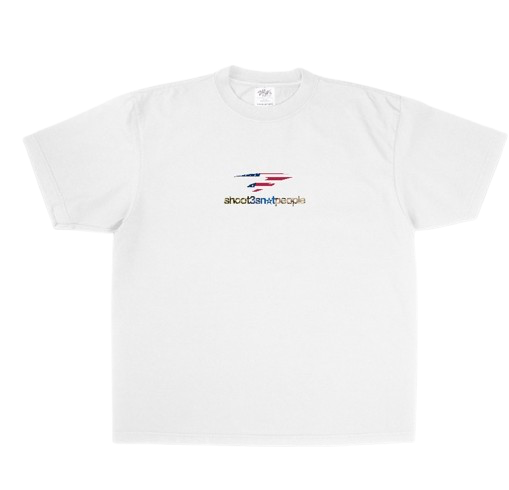 Freedom From Deep Range Tee-White Ranger Short Sleeve