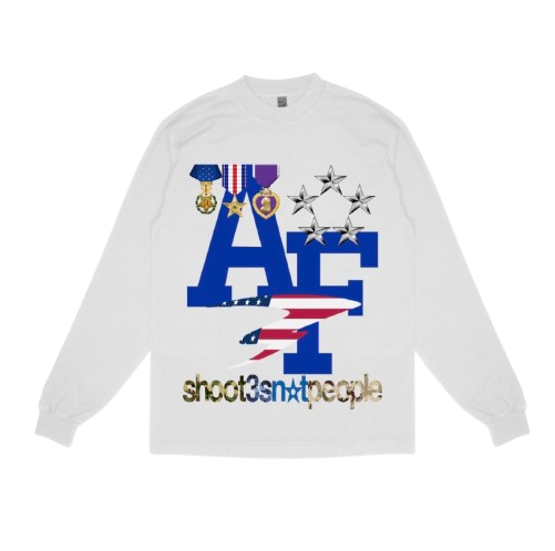 Freedom From Deep Range Tee-White Ranger Long Sleeve